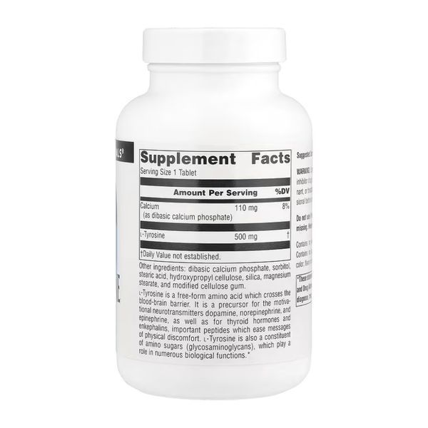 L-Tyrosine 500mg - 100 tabs 30239 фото