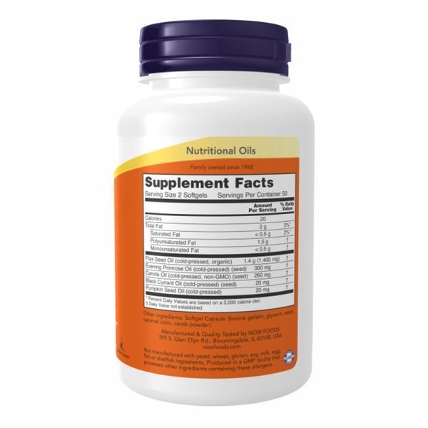 Omega 3-6-9 1000 mg - 100 sgels 18407 фото
