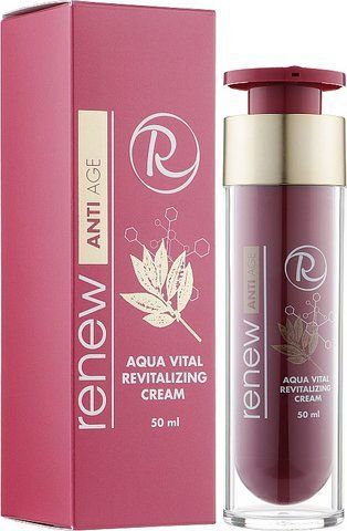 Renew Крем зволожувальний сонцезахисний антивіковий AQUA VITAL REVITALIZING CREAM 50 мл RENEWVITAL фото