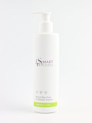 Smart4Derma Acne Derm Active Mineral BHA-Toner Мінеральний себорегулювальний тонер,250 мл 403 фото