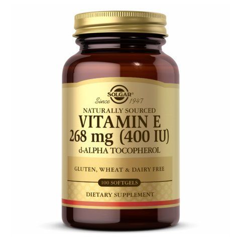 Vitamin E 400 IU d-Alpha Tocopherol - 100 Softgels 22812 фото