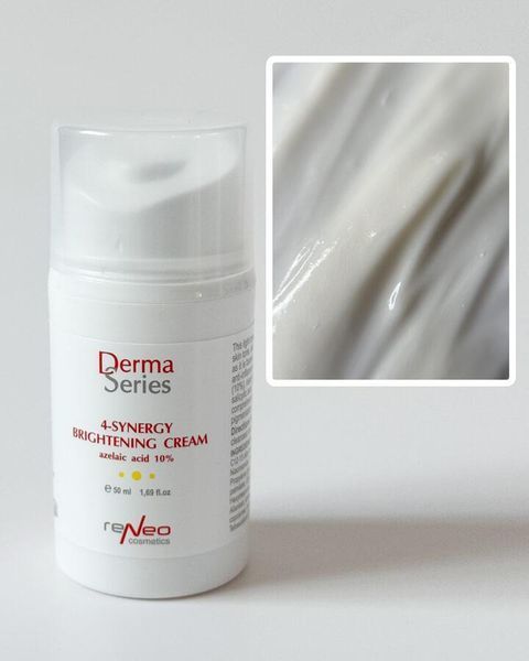 Осветляющий легкий крем с азелаиновой кислотой 4-SYNERGY BRIGHTENING CREAM DERMA SERIES 50 мл DS 018 фото