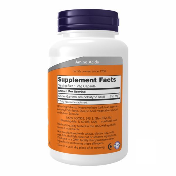 GABA 750mg - 100 vcaps 18304 фото
