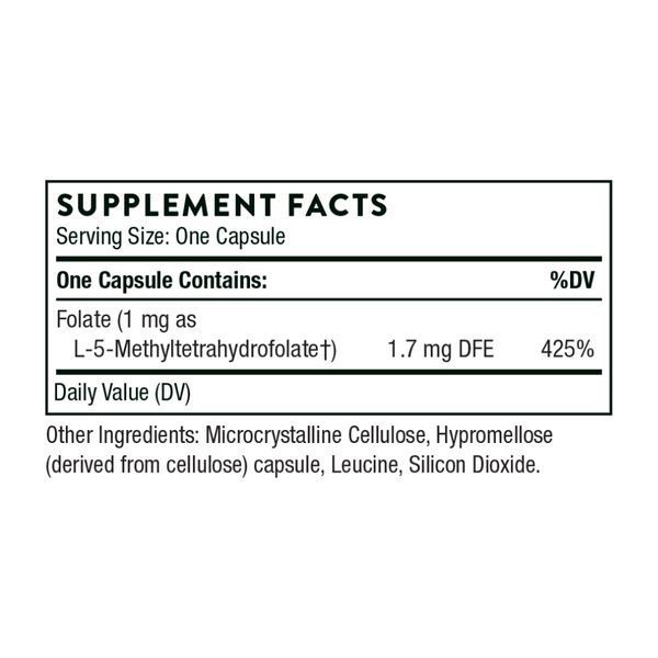 5-MTHF 1 mg - 60 caps 27782 фото