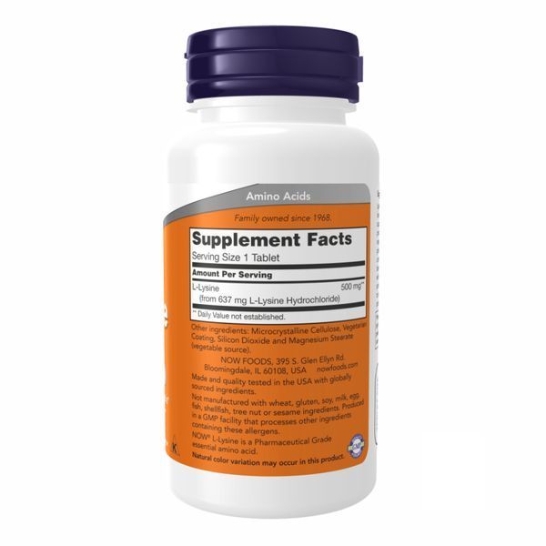 LYSINE 500mg - 100 tabs 18305 фото