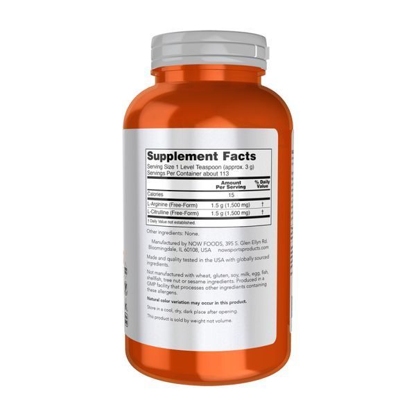 Arginine & Citrulline Powder - 340g 29657 фото