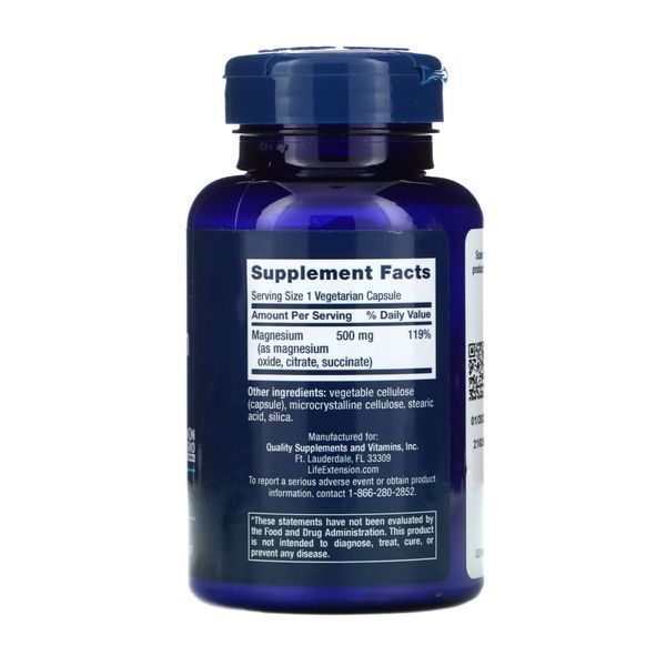 Magnesium Caps 500 mg - 100 vcaps 26281 фото