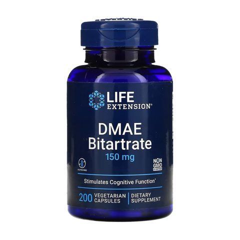 DMAE Bitartrate 150mg - 200 vcaps 26288 фото