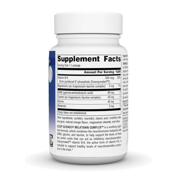 Sleep Science&reg; Melatonin Complex&trade; 3 mg - 50 lozenges Orange 31783 фото