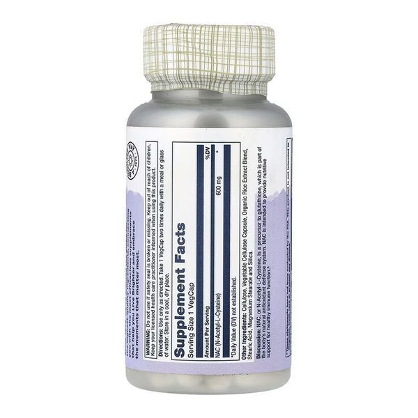 NAC (N-Acetyl-L-Cysteine) 600mg - 60 vcaps 32422 фото