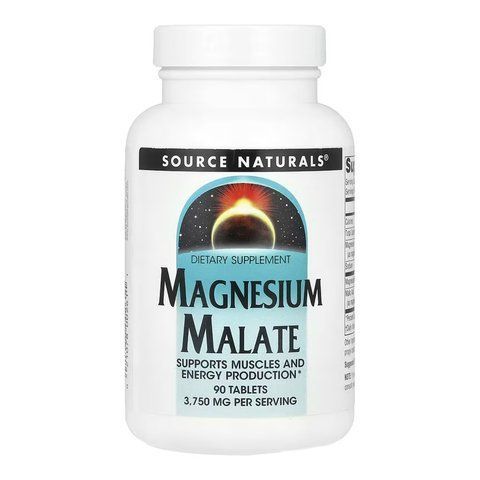 Magnesium Malate 1250mg - 90 tabs 27321 фото