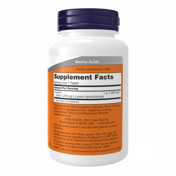 L-Lysine 1000mg - 100 tabs 18309 фото