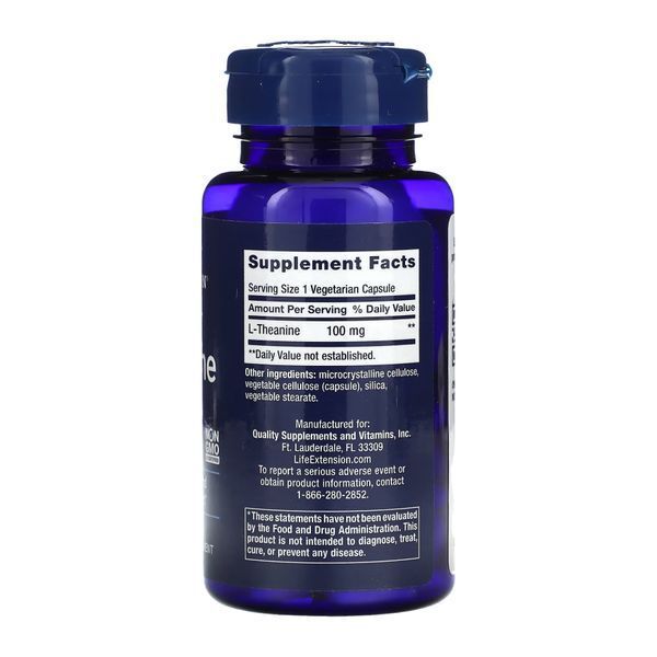 L-Theanine 100 mg - 60 vcaps 26298 фото