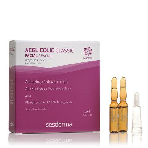 Ампули з гліколевою кислотою SeSDerma Acglicolic Classic Ampoules Forte 5*2 мл 40000007 фото