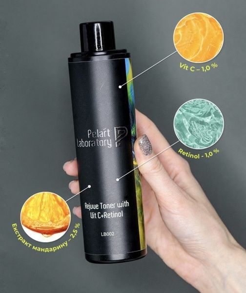 Пеларт Тоник антиоксидантный, омолаживающий Pelart Laboratory Rejuve Toner With Vit С+Retinol, 250 мл LB002 фото