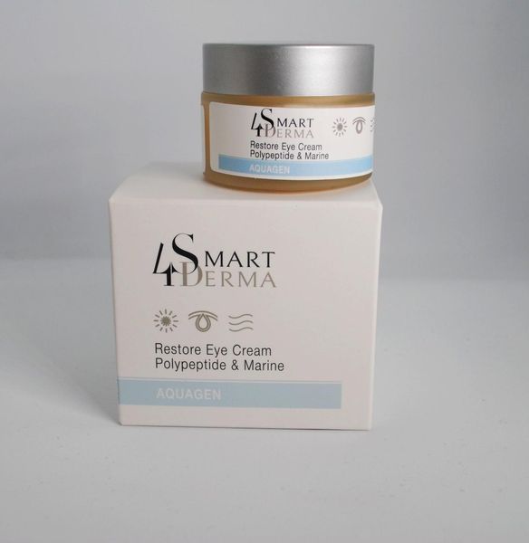 Smart4Derma Aquagen Restore Eye Cream Увлажняющий дренажный крем от темных кругов и отеков, 30 мл 508 фото