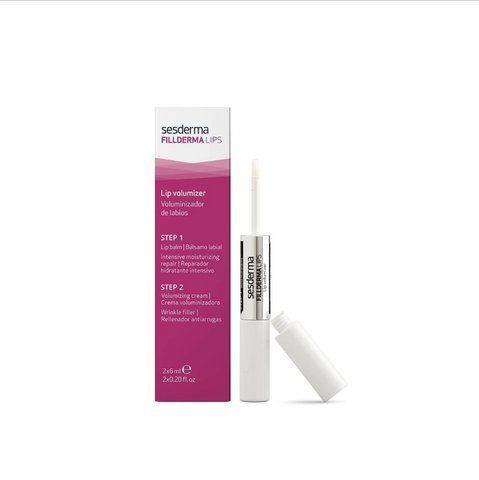 Сесдерма Fillderma бальзам для збільшення об'єму губ SesDerma Fillderma Lips Lip volumizer, 6+6мл 40004133 фото