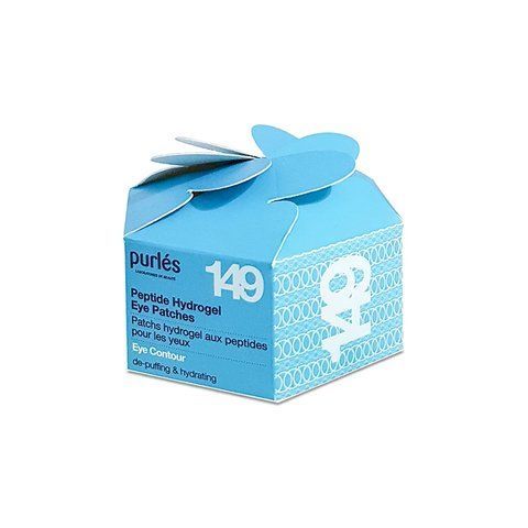 Патчі для повік із пептидами відновлюють, протинабрякові Purles Peptide Hydrogel Eye Patches, 60 шт. 149 фото