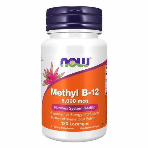 Methyl B-12 5000mcg - 120 lozenges 24649 фото