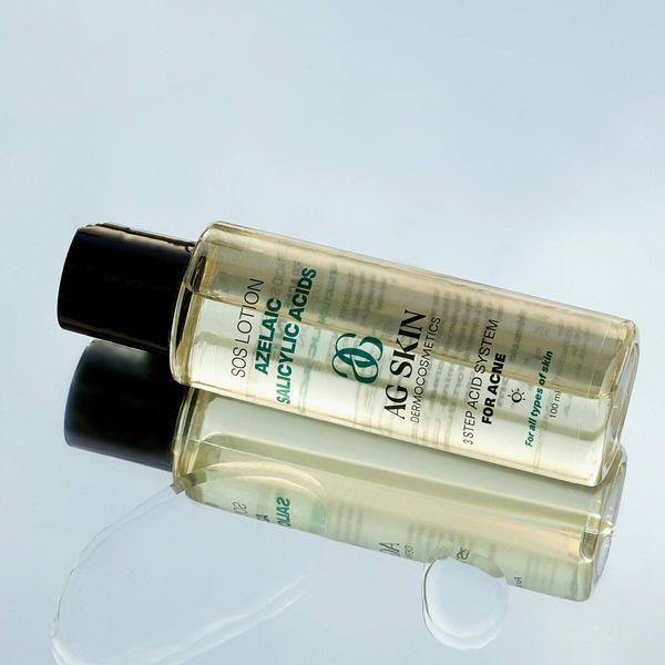 Лосьон с азелаиновой кислотой SOS LOTION AZELAIC SALICYLIC ACIDS AG Skin 100 мл AG 018 фото