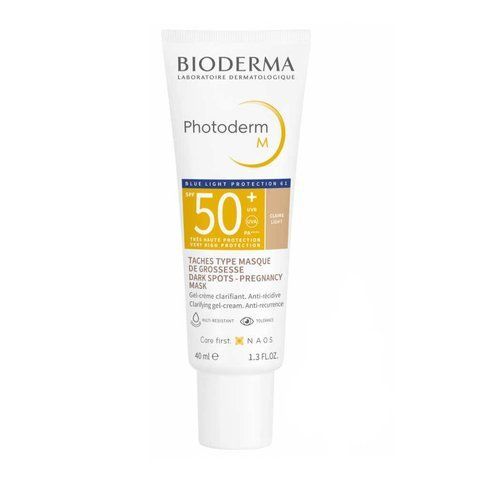 Біодерма Фотодерм М Крем-гель солнцезахисний SPF 50+ Світлий відтінок Bioderma Photoderm М SPF 50+ claire, 40 мл 28542X фото