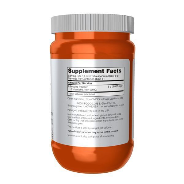 L-Leucine Powder - 255g 29665 фото