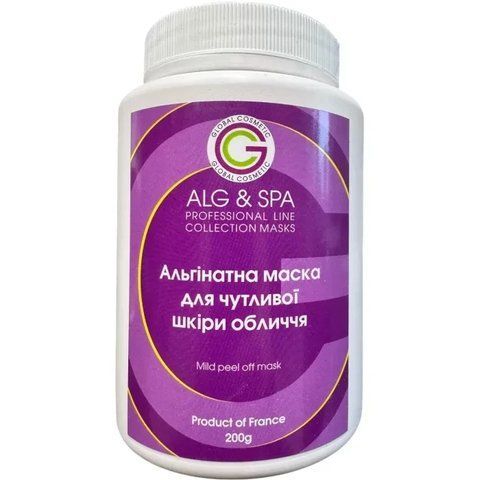 Альгинатная маска для чувствительной кожи лица Mild peel off mask ALG & SPA, 25г 2726492695 фото