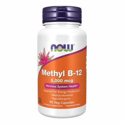 Methyl B-12 5000mcg - 90 vcaps 24651 фото
