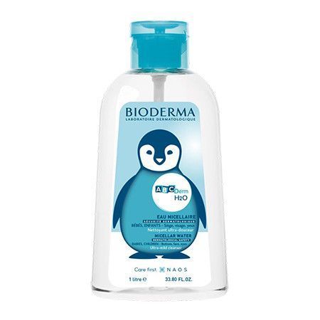 Біодерма АВСДерм міцелярна вода для дітей Bioderma АВСDerm Н2О Micellar Water 1 л 28810В фото