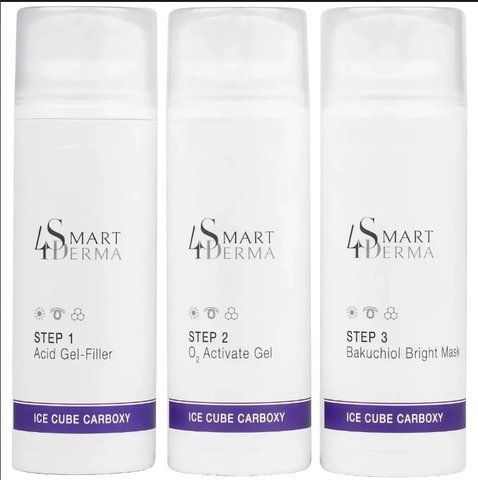 Smart4Derma Освітлювальна карбокситерапія для коррекції фотостаріння та пігментації Ice Cube Carboxy 10 процедур 2863795373 фото