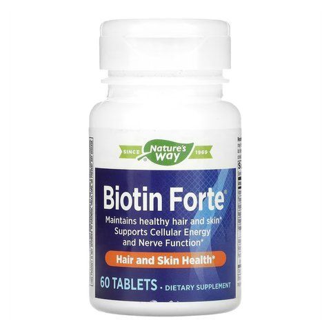 Biotin Forte 5 mg - 60 tabs (До 06.26) 33534 фото