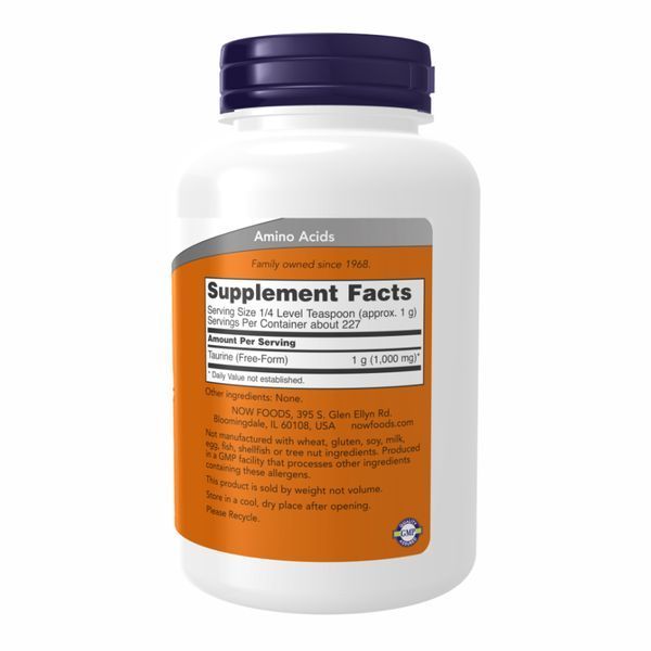 Taurine Powder - 227g 25649 фото