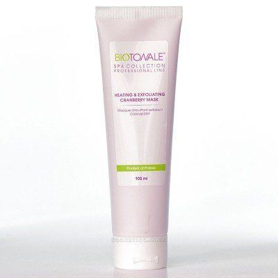 Самонагріваюча пілінг - маска з журавлиною HEATING CRANBERRY MASK Biotonale 100 ml туба 2698069753 фото