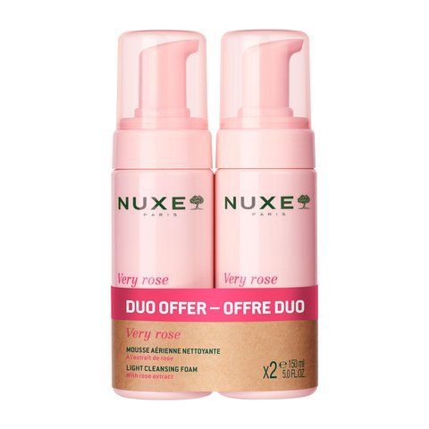 Нюкс ДУО Вері Роуз Очищуючий мус Nuxe Very Rose Cleansing Foam, 2*150 мл 2941682963 фото