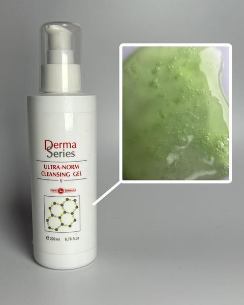 Нормалізуючий гель для очищення DERMA SERIES 200 мл DS 002 фото