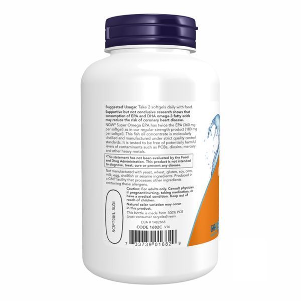 Super Omega EPA 1200mg 360/240 - 120 sgels 18400 фото