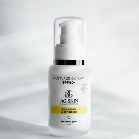 Увлажняющий крем из СПФ 50+ Moisturising cream SPF 50+ AG Skin 250 мл AG 024 фото
