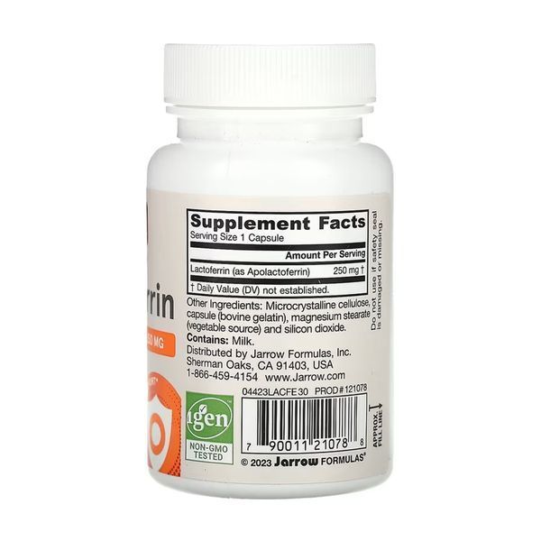 Lactoferrin 250mg - 30 vcaps 30517 фото