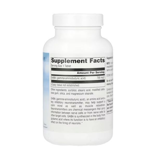 Serene Science&reg; GABA 750 mg - 90 tabs 31349 фото