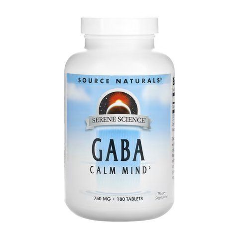 Serene Science&reg; GABA 750 mg - 180 tabs 30070 фото