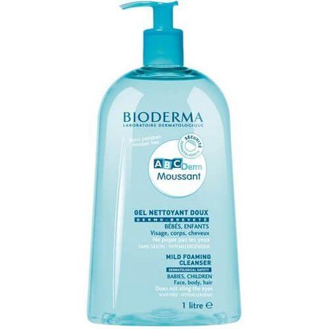 Біодерма АВСДерм М'який очищуючий гель для купання дітей Bioderma ABCDerm Mild Foaming Cleanser 1 л 028819X фото