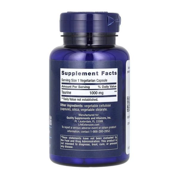 Taurine 1000mg - 90 vcaps 26312 фото