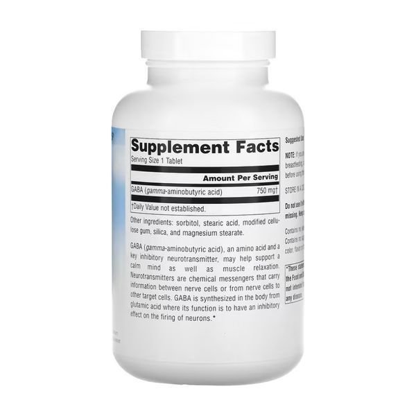 Serene Science&reg; GABA 750 mg - 180 tabs 30070 фото