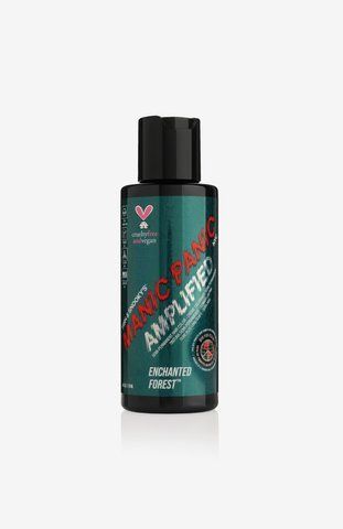 Manic Panic Amplified Enchanted Forest Напівперманентний прямий, 100% веганський фарбник темно - зелений з синім відтінком, 118мл 612600710090 фото