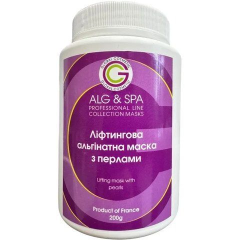 Лифтинговая маска с жемчугом Lifting Mask With Pearls Peel off Mask ALG & SPA, 500г ALG031-500 фото