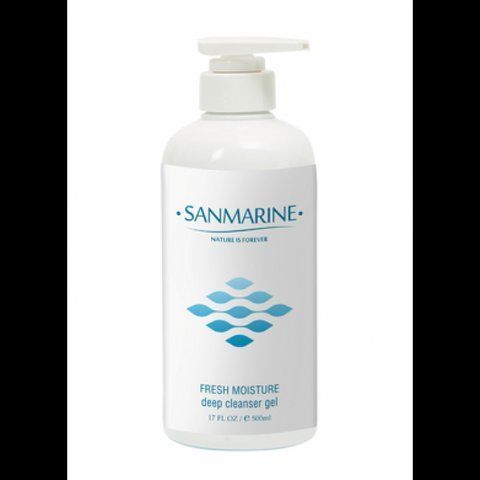 SanMarine Очищуючий гель глибокої дії Fresh Moisture Deep Cleanser Gel 500 мл FM01Р фото