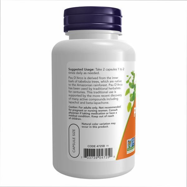 Pau D' Arco 500mg - 100 vcaps 23490 фото