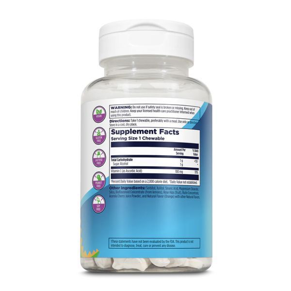 C-Rex 100mg - 100 chewable Orange 26618 фото