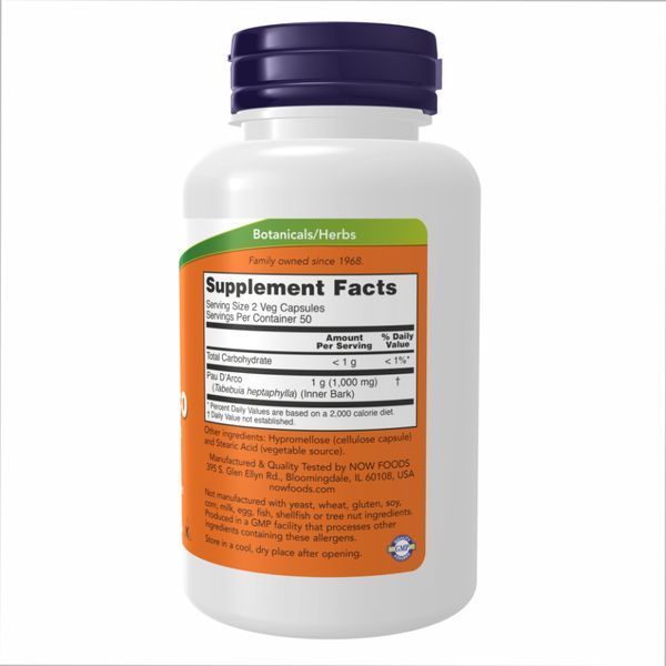 Pau D' Arco 500mg - 100 vcaps 23490 фото