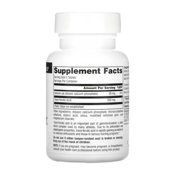 Trans-Ferulic Acid 250mg - 30 tabs 30243 фото